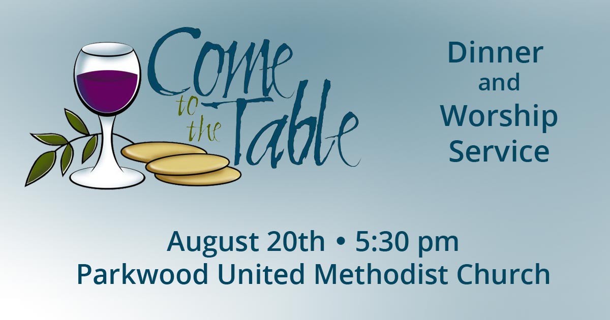 Come to the Table - August 2016