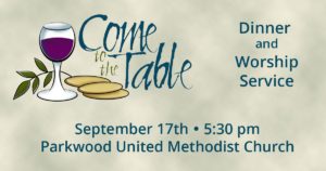 Come to the Table - Sept. 17, 2016