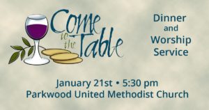 Come to the Table - January 21, 2017