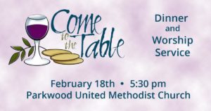 Come to the Table - February